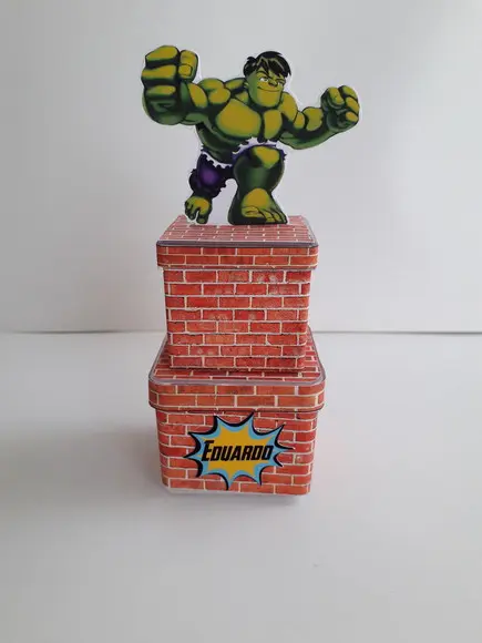 Caixa Acrílica Dupla Hulk