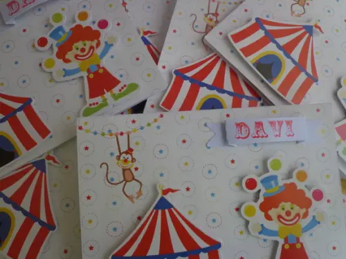 Convite Pop up - Circo
