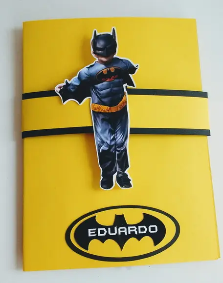 Convite Pop Up (3d) - Batman