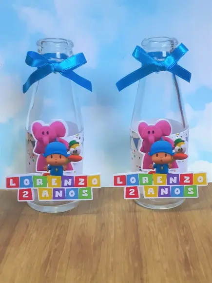 Garrafa de Vidro (100ml) - Pocoyo