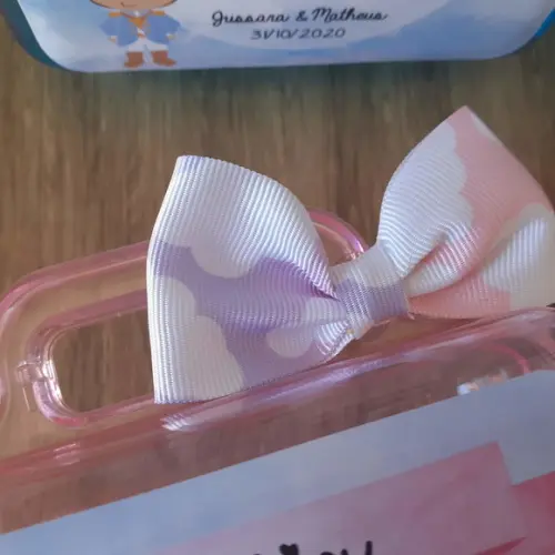 Maleta Acrílica com bolha de sabão - Casamento I