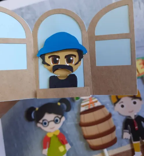 Topo de Bolo/cake Topper - Chaves