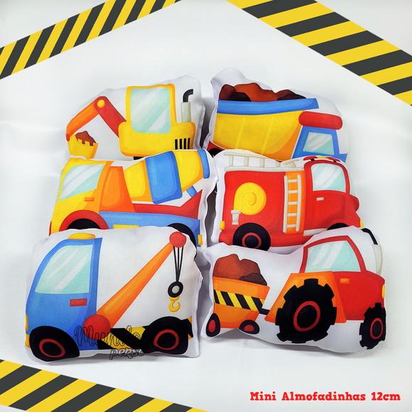 Mini Almofadas Recortadas 12cm Construção