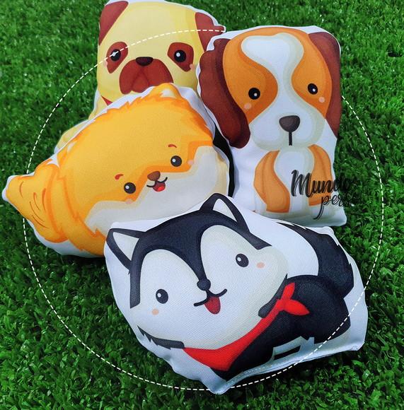 Mini Almofadas Recortadas 12cm Cachorros