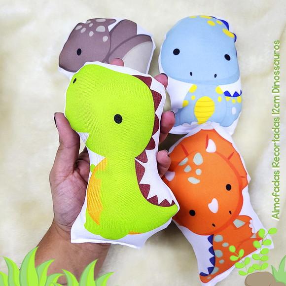 Mini Almofadas Recortadas 12cm Dinossauros