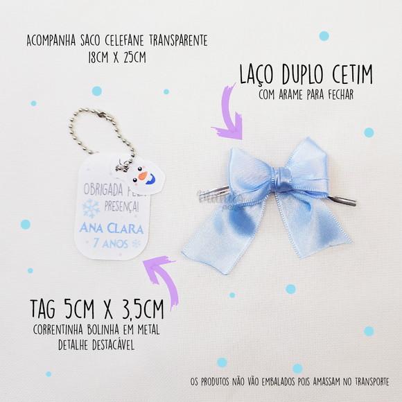 Mini Almofadas Recortadas 12cm Frozen + Embalagem