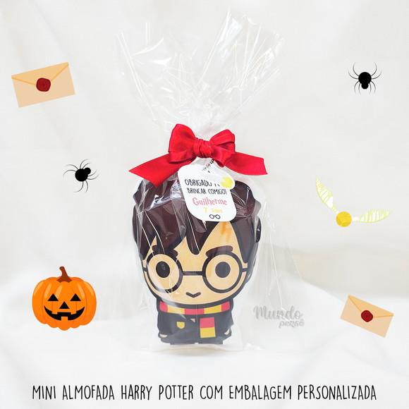 Mini Almofadas Recortadas 12cm Harry Potter + Embalagem