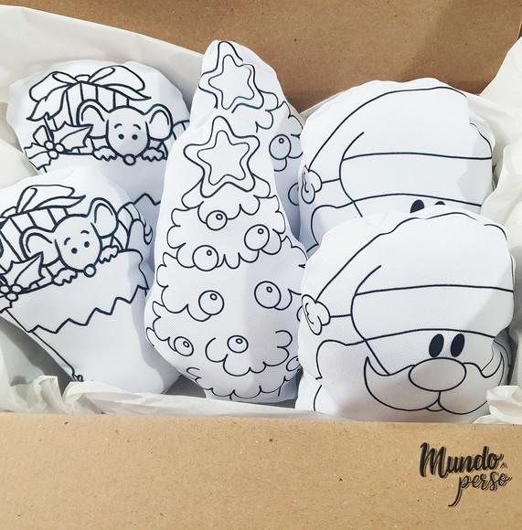 Mini Almofadas Recortadas 12cm Natal