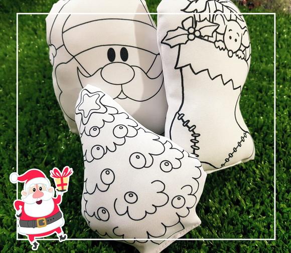 Mini Almofadas Recortadas 12cm Natal