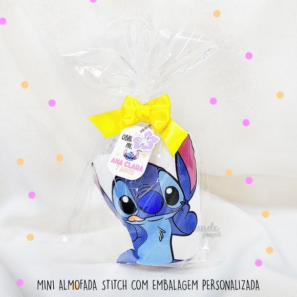 Mini Almofadas Recortadas 12cm Stitch + Embalagem