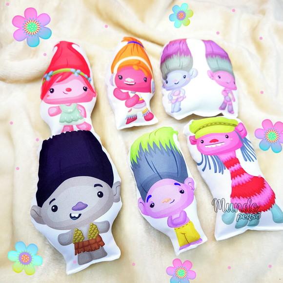 Mini Almofadas Recortadas 12cm Trolls