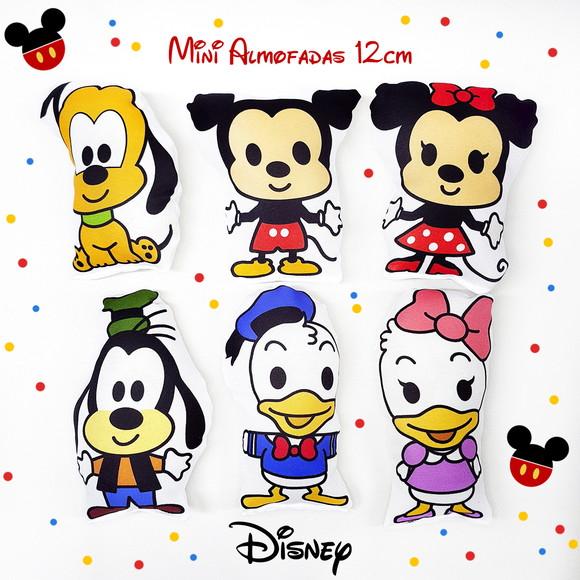 Mini Almofadas Recortadas 12cm Turma do Mickey