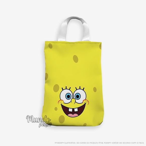 Sacola com Alça 18cm x 25cm Bob Esponja