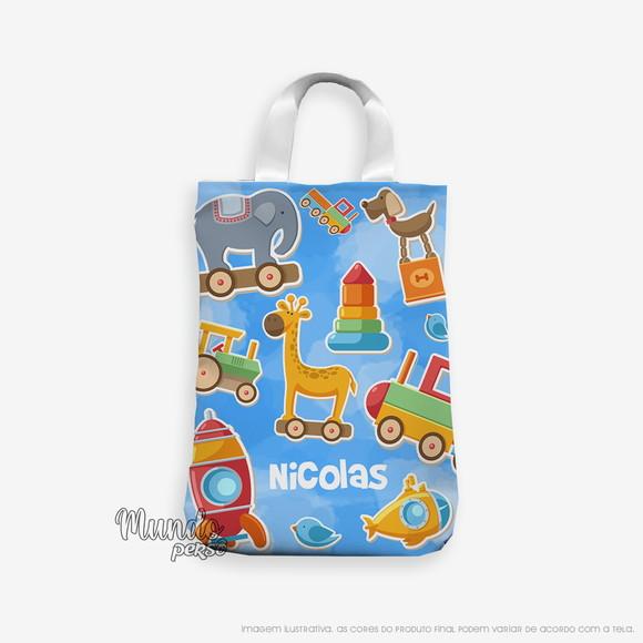 Sacola com Alça 18cm x 25cm Briquedos