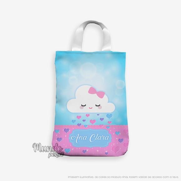 Sacola com Alça 18cm x 25cm Chuva de Amor