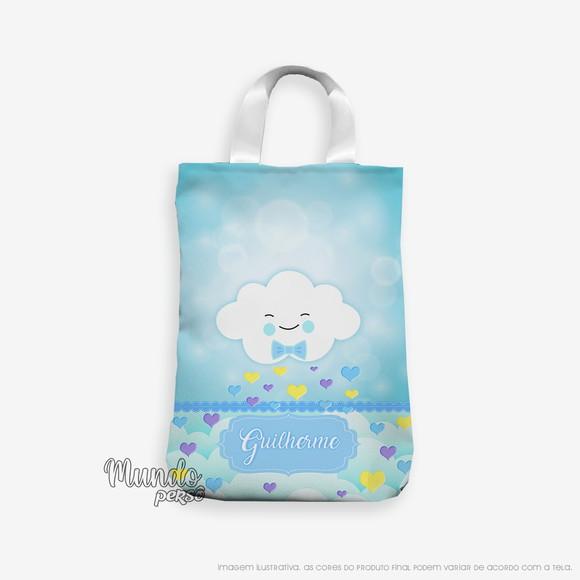 Sacola com Alça 18cm x 25cm Chuva de Amor