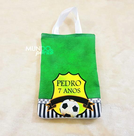 Sacola com Alça 18cm x 25cm Futebol