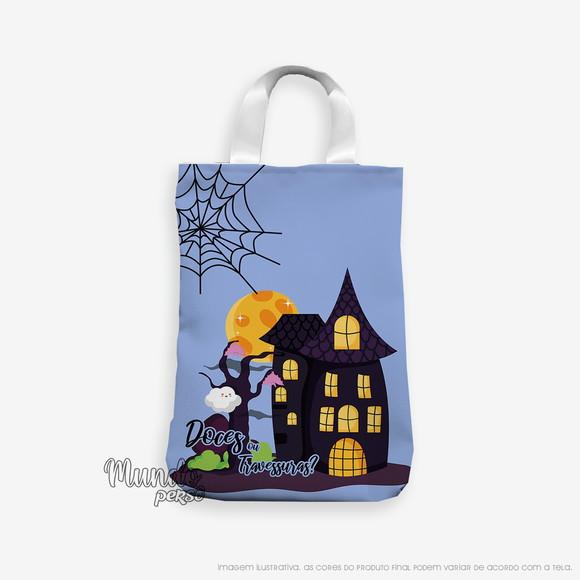 Sacola com Alça 18cm x 25cm Halloween