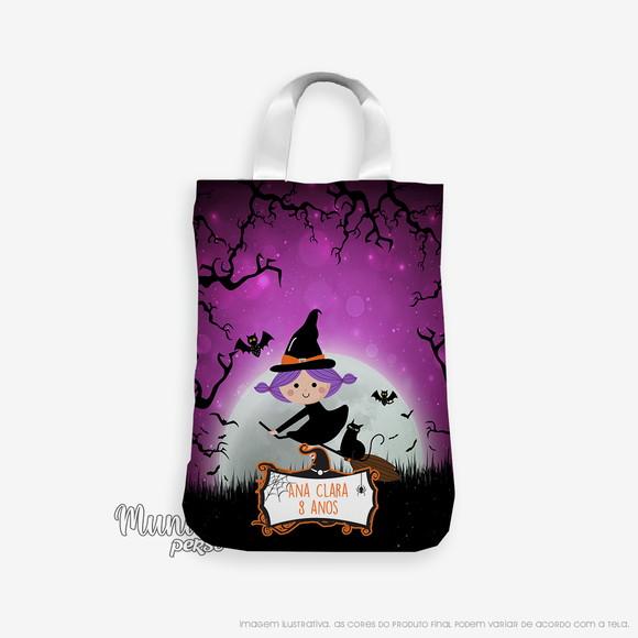 Sacola com Alça 18cm x 25cm Halloween