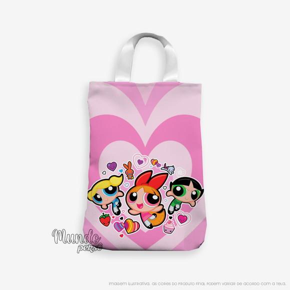 Sacola com Alça 18cm x 25cm Meninas Super Poderosas