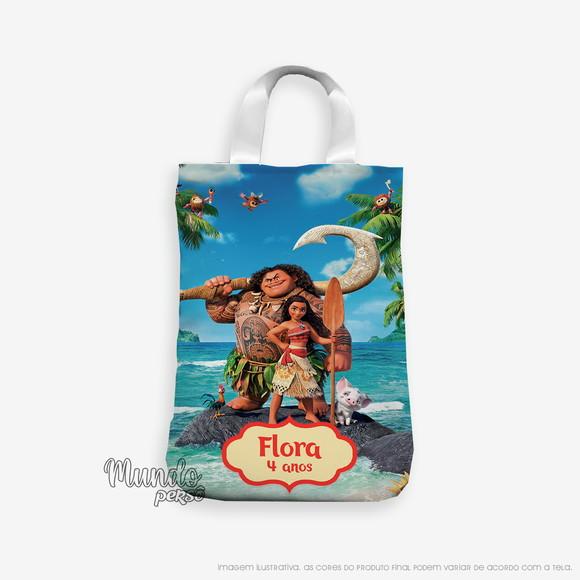 Sacola com Alça 18cm x 25cm Moana