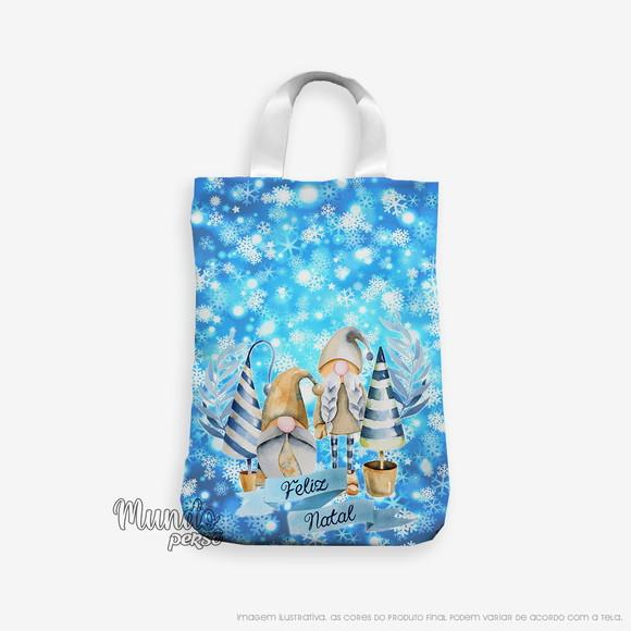 Sacola com Alça 18cm x 25cm Natal 2020