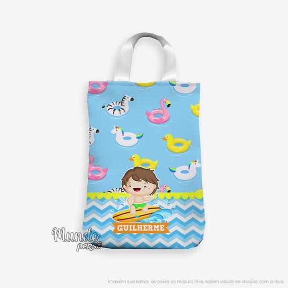 Sacola com Alça 18cm x 25cm Praia