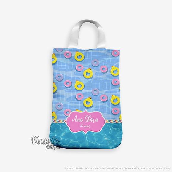 Sacola com Alça 18cm x 25cm Praia