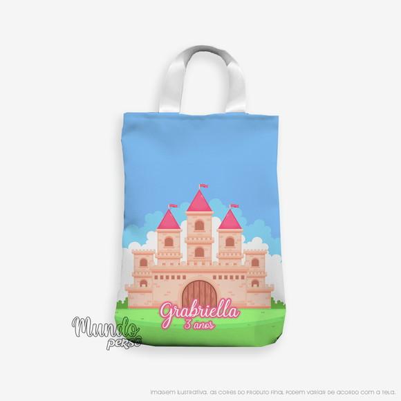 Sacola com Alça 18cm x 25cm Princesas