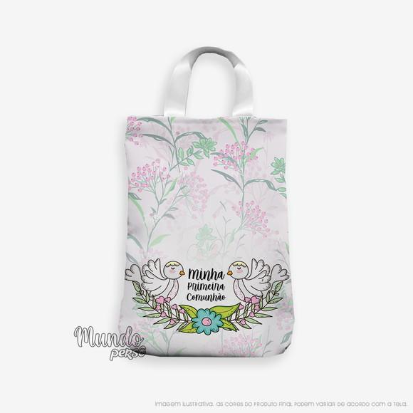 Sacola com Alça 18cm x 25cm Primeira Comunhão