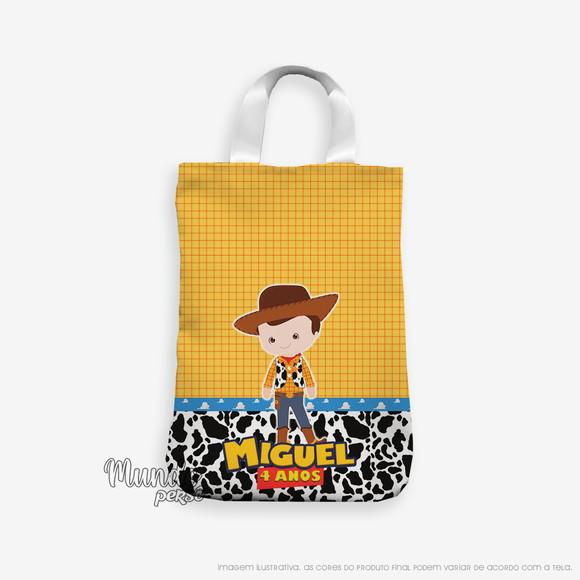 Sacola com Alça 18cm x 25cm Woody Cute