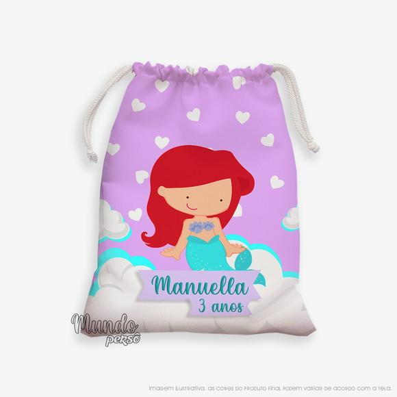 Sacolinha 18cm x 25cm Ariel Cute