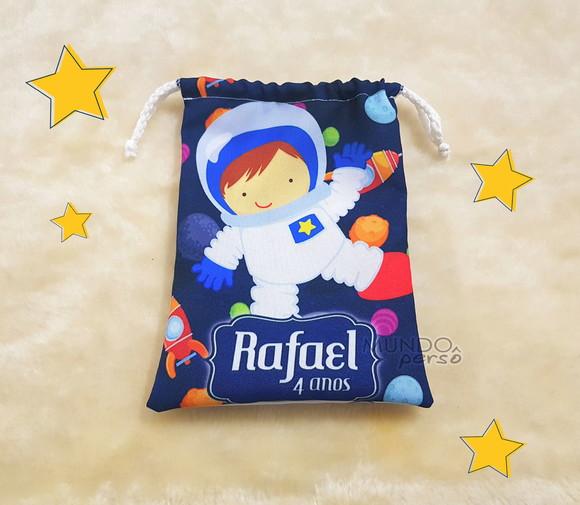 Sacolinha 18cm x 25cm Astronauta