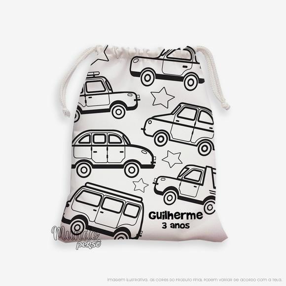 Sacolinha 18cm x 25cm Carrinhos