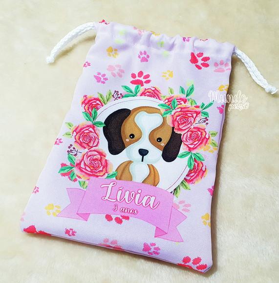 Sacolinha 18cm x 25cm Cachorro