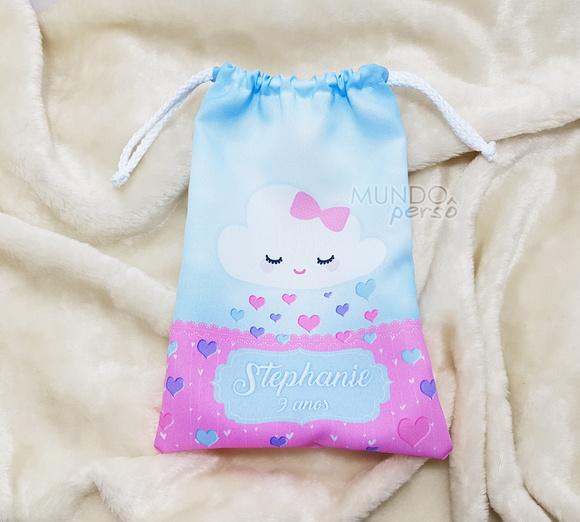 Sacolinha 18cm x 25cm Chuva de Amor