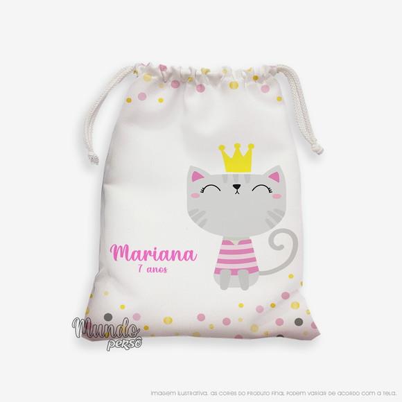Sacolinha 18cm x 25cm Gatinho