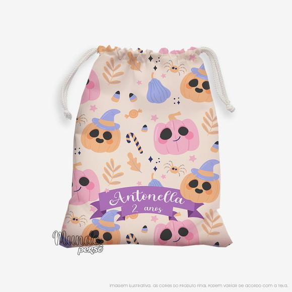 Sacolinha 18cm x 25cm Halloween Candy Colors