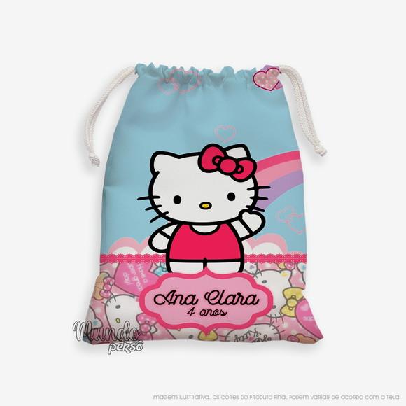 Sacolinha 18cm x 25cm Hello Kitty