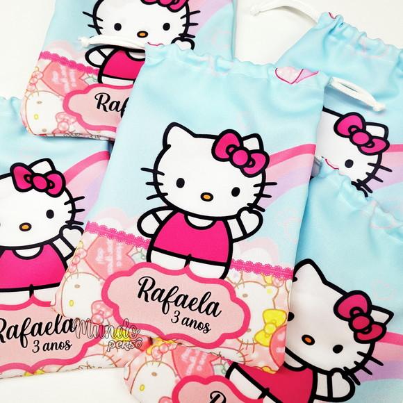 Sacolinha 18cm x 25cm Hello Kitty