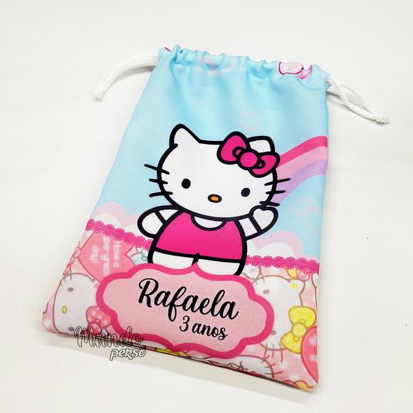 Sacolinha 18cm x 25cm Hello Kitty