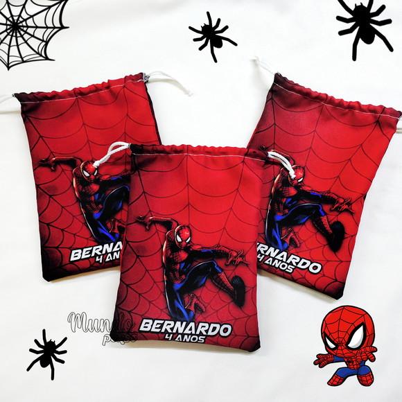Sacolinha 18cm x 25cm Homem Aranha