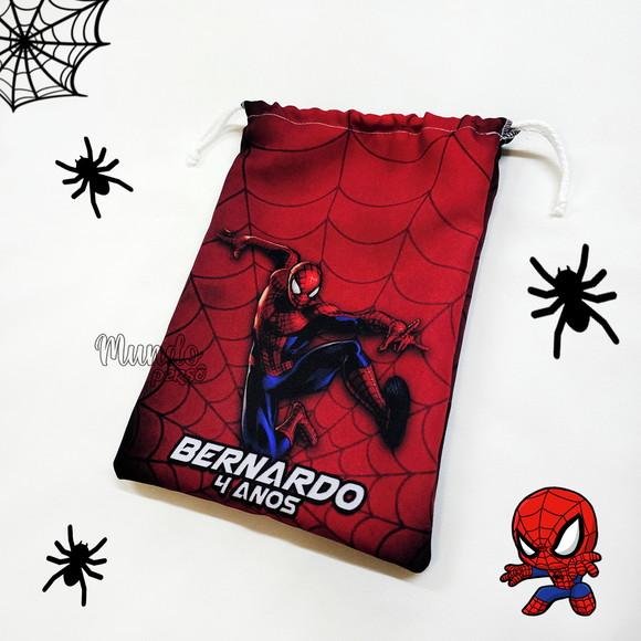 Sacolinha 18cm x 25cm Homem Aranha