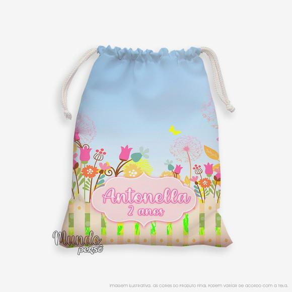 Sacolinha 18cm x 25cm Jardim