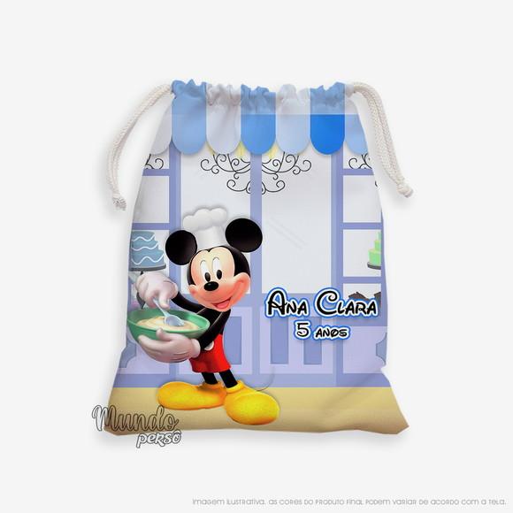 Sacolinha 18cm x 25cm Mickey Confeitaria