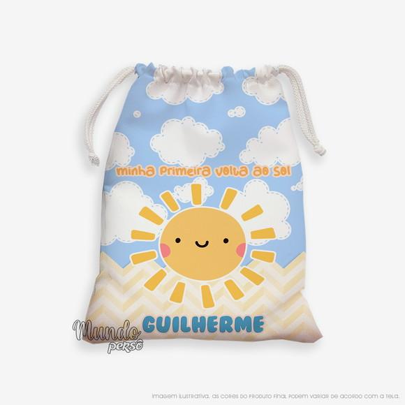 Sacolinha 18cm x 25cm Minha Primeira Volta ao Sol