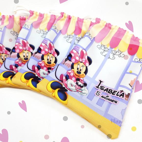Sacolinha 18cm x 25cm Minnie Confeitaria