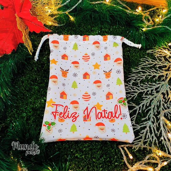 Sacolinha 18cm x 25cm Natal