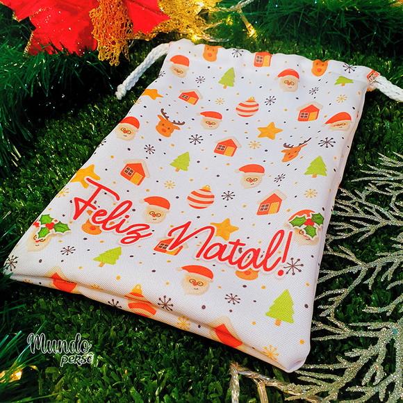 Sacolinha 18cm x 25cm Natal