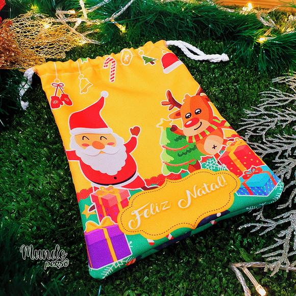 Sacolinha 18cm x 25cm Natal